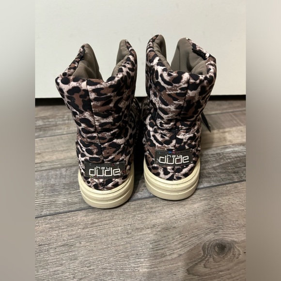 Hey Dude Womens Margot Eco Leopard Boots Size 5 - Picture 3 of 6